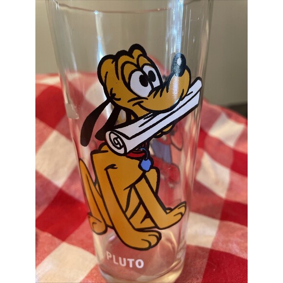Vintage Pepsi Collector Series Walt Disney Productions PLUTO Drinking Glass - Picture 1 of 5